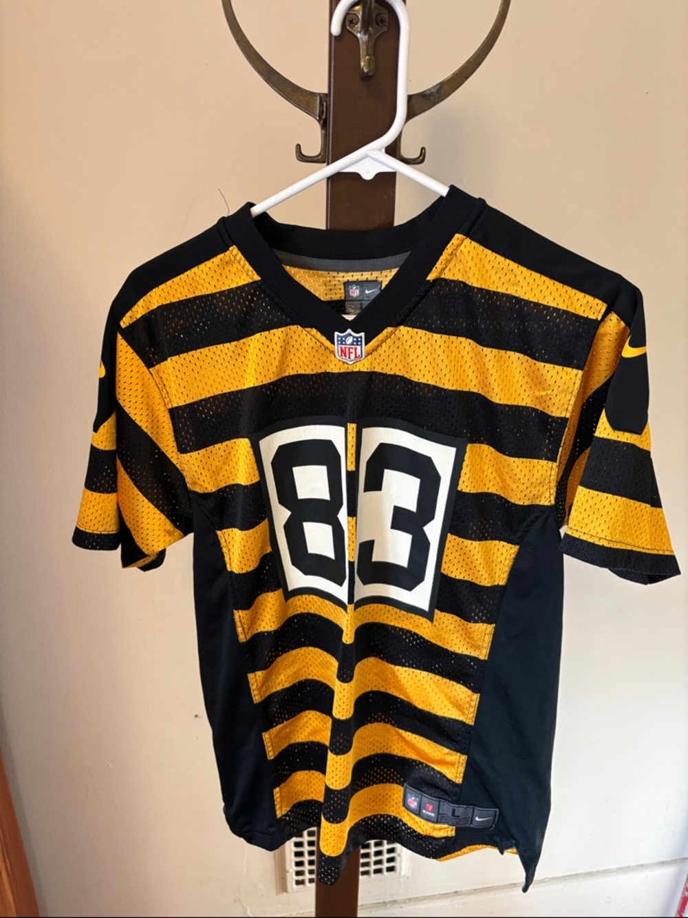 Nike On Field Pittsburgh Steelers ‘Bumble Bee’ Jersey (83, Miller) Youth L